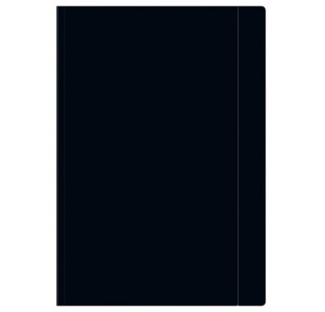 TECZKA Z GUMKĄ A4 CZARNA A'10 3051