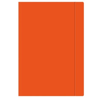 TECZKA Z GUMKĄ A4+ FLUO POMARAŃCZOWA A'10 3150