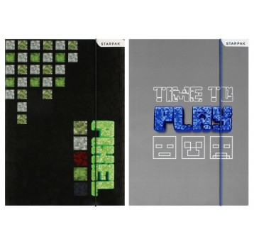 TECZKA Z GUMKĄ A4 GAME MINECRAFT A'10 5774