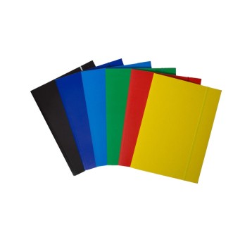 TECZKA Z GUMKĄ A4 KART. LAKIER ŻÓŁTA 6923