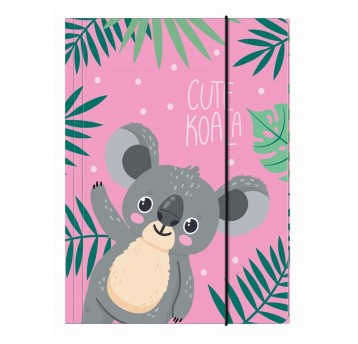 TECZKA Z GUMKĄ A4 KOALA 10 A'10