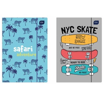 TECZKA Z GUMKĄ A4 LUX UV TRENDS BOYS 7060