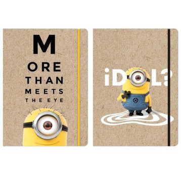 TECZKA Z GUMKA A4 MINIONKI 2375