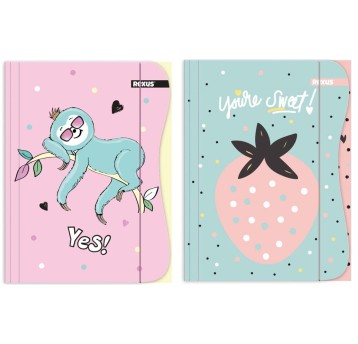 TECZKA Z GUMKĄ A4 /NO NAME DZIEWCZYNKA 0143