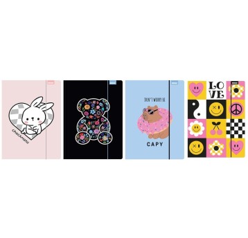 TECZKA Z GUMKA A4 / NO NAME - DZIEWCZYNKA