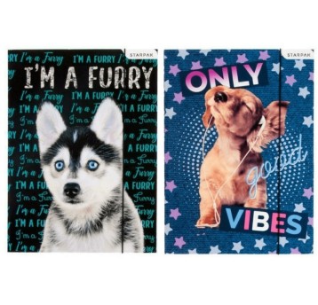 TECZKA Z GUMKĄ A4 PIESKI A'10 5674