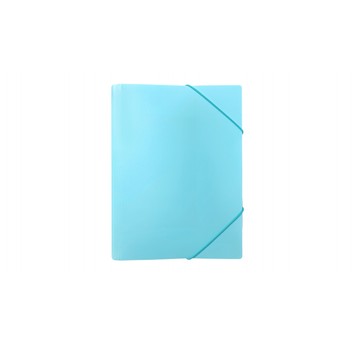TECZKA Z GUMKĄ A4 PP PASTEL NIEBIESKI 5326