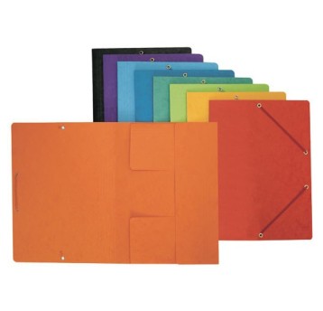 TECZKA Z GUMKĄ A4 PRESZP CZERWONA 345009 A'10