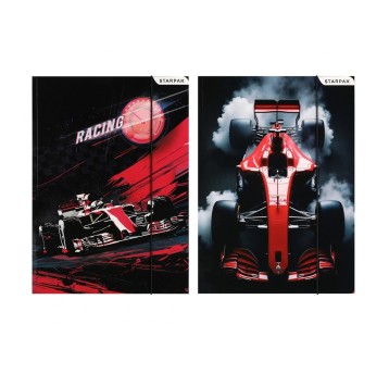 TECZKA Z GUMKA A4 RACING MIX2 STK FOL10/100 A'10