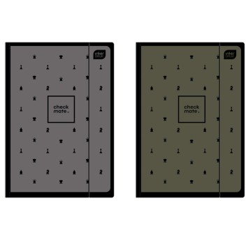 TECZKA Z GUMKĄ A4+ SOFT TOUCH CHESS 4017 A'10