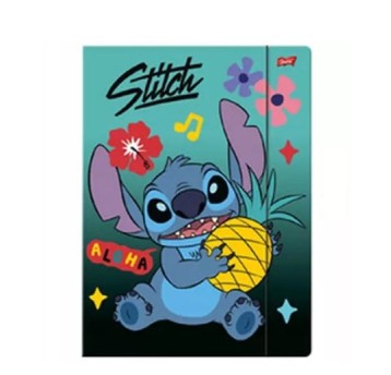 TECZKA Z GUMKĄ A4 STITCH MINT ALOHA 6511 A'10