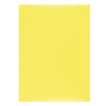 TECZKA Z GUMKĄ LAKIER. A4 3SKRZ ZÓŁTA 5191