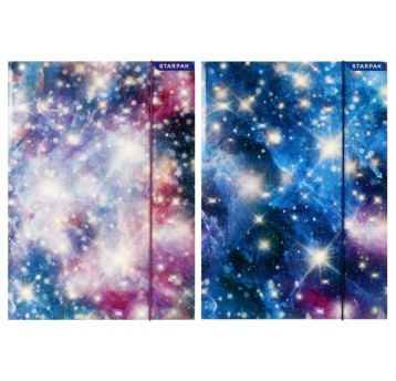 TECZKA Z GUMKA PAP A4 GALAXY STK FOL 10/100