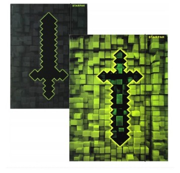 TECZKA Z GUMKA PAP A4 PIXEL GAME STK FOL 9327 A'10