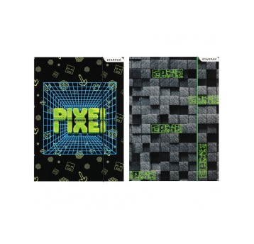 TECZKA Z GUMKA PAP A4 PIXEL MIX2 STK A'10