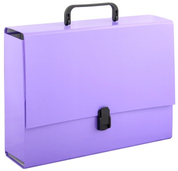 TECZKA Z RĄCZKĄ A4 10CM PASTEL FIOLETOWA 0330