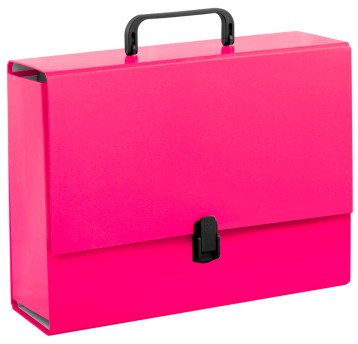 TECZKA Z RĄCZKĄ A4 10CM RÓŻ MALINOWY 1641