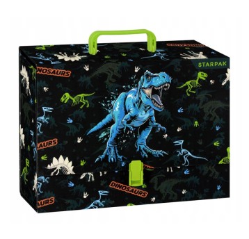 TECZKA Z RĄCZKĄ A4 95MM DINO GLOW STK PUD 7545