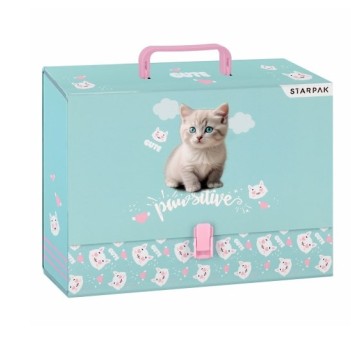 TECZKA Z RĄCZKĄ A4 95MM KITTY STK PUD 7507