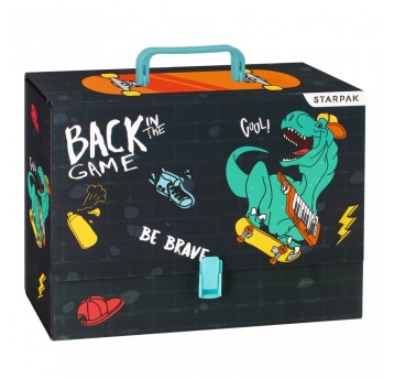 TECZKA Z RACZKĄ A4/95MM XL SKATE DINO STK 3078