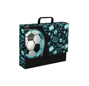 TECZKA Z RĄCZKĄ A4 XL NEON FOOTBALL STRIGHT 2642