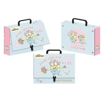 TECZKA Z RĄCZKĄ - WALIZECZKA / MINIONKI