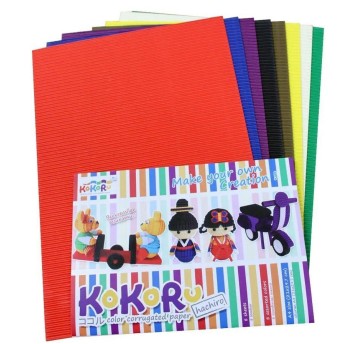 TEKTURA FALISTA A4 8 ARK MIX TREND 2613
