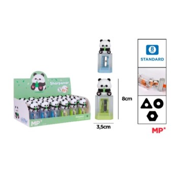 Temperówka z pojemnikiem panda 8781 A'24