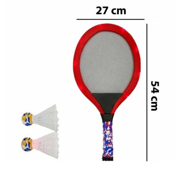 TENIS PLAŻOWY RAKIETKI I LOTKI ŚWIECĄCE 0221