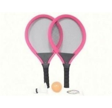 Tenis plażowy: rakietki x2+piłka+lotka 9846