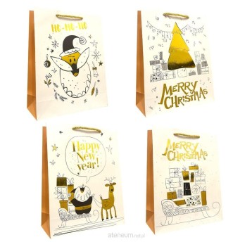 TORBA ŚWIĄTECZNA JP-K7002B 26x32x10cm 0326 A'12