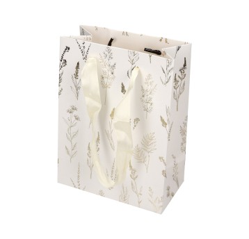 TOREBKI PAPIEROWE BIAŁE ZŁOTE TRAWY 20x8x15 (5)