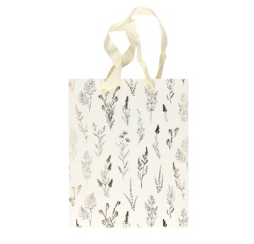 TOREBKI PAPIEROWE BIAŁE ZŁOTE TRAWY 25X10X20 (5)