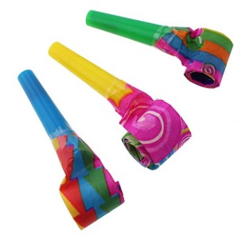 TRĄBKI ROZWIJANE ZESTAW "3 TRĄBKI PAPIEROWE" 3675