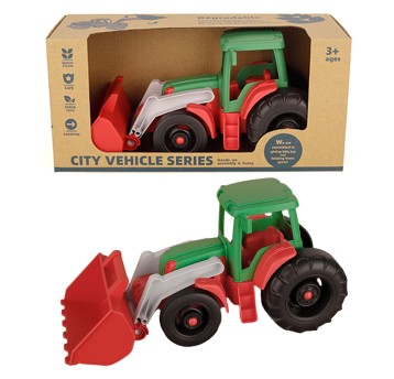 TRAKTOR PLASTIKOWY Z ŁYŻKĄ 0768