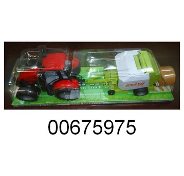 TRAKTOR Z MASZYNĄ POD KLOSZEM 9755