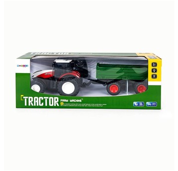 TRAKTOR Z PRZYCZEPĄ R/C 45x16,5x17cm 7588