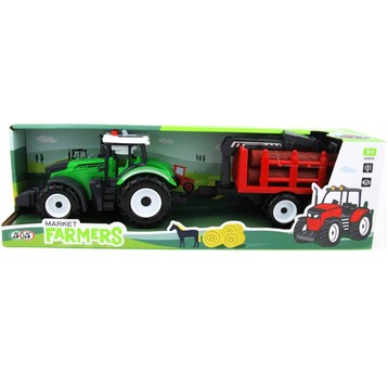 TRAKTOR Z PRZYCZEPĄ ŚW/DŹW W PUDEŁKU 5780