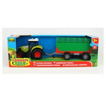 TRAKTOR Z PRZYCZEPĄ W PUDEŁKU 0508