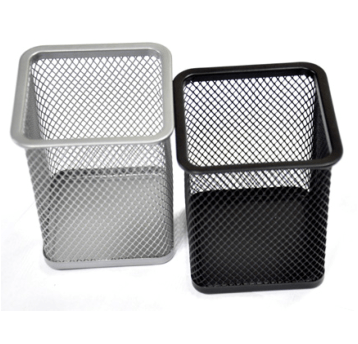 TRES Kubek kwadratowy 8x8x10 srebrny 0429