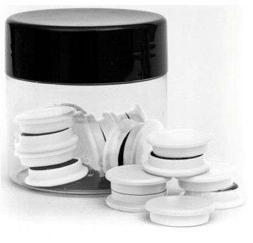 TRES Magnes 20 mm standard biały 20szt