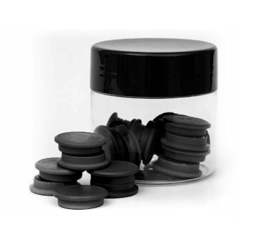 TRES Magnes 20 mm standard czarny 20szt