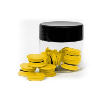 TRES Magnes 20 mm standard żółty 20szt
