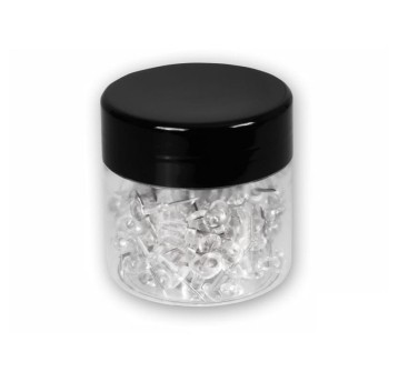 TRES Pinezki tablicowe beczułki transparent (100)