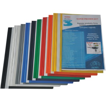 TRES skoroszyt sztywny niewpinany A4 PCV zielony