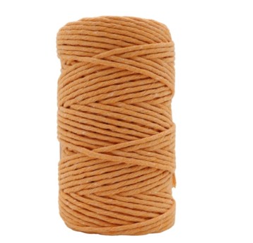 TRES Sznurek dekoracyjny baw. 50 mb pastel pomarań