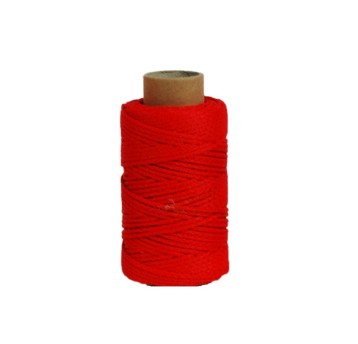 TRES Sznurek ozdobny 10dag 50mb czerwony 8784