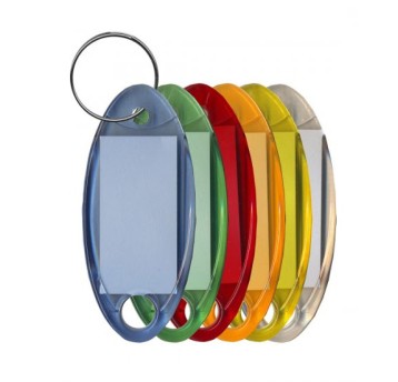 TRES Zawieszka do kluczy dwus. DUŻA(6)mix kol 4168