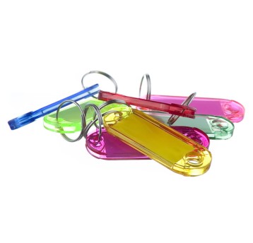 TRES Zawieszka do kluczy dwust. DUŻA (6)mix kol