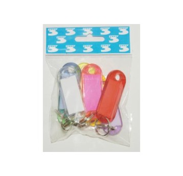 TRES Zawieszka do kluczy dwust. mała (8)mix kol